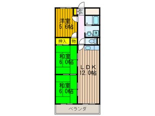 MAYUMIウエストサイド楠葉の物件間取画像